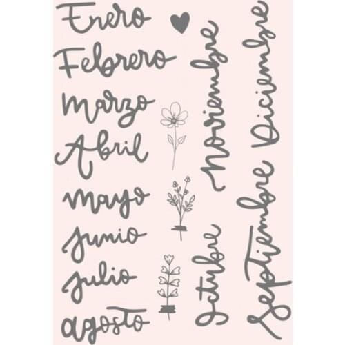 Spain stamp Clear Stamps for Scrapbooking Transparent Silicone Rubber DIY Photo Album Decor 0718