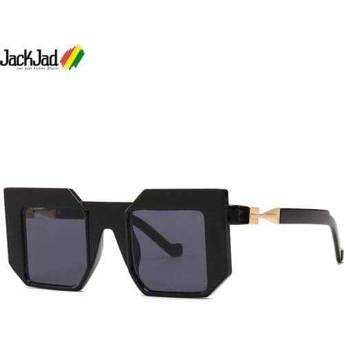 JackJad 2021 Fashion Future Concept BL0010 Style Sunglasses Modern Vintage Flat Square Brand Design Sun Glasses Oculos De Sol