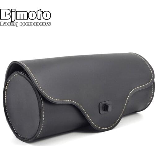 Motorcycle Saddle Bag Storage Leather Side Tool Tail Bag Luggage Borsello Saddle For Sportster XL Touring Dyna Tool Bags