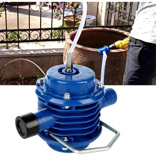Heavy Duty Self-Priming Hand Electric Drill Water Pump Home Garden Centrifugal Boat Pump High Pressure Water Pump