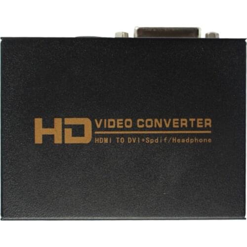1080P HD Video HDMI to DVI spdif Audio Converter Adapter Box For PS3,Blue ray DVD