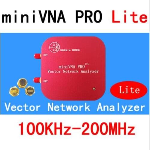 VNA 100K-200MHz Vector Network Analyzer miniVNA PRO Lite VHF/NFC/RFID RF Antenna Analyzer VNA Signal Generator SWR/S11 S21/Smith