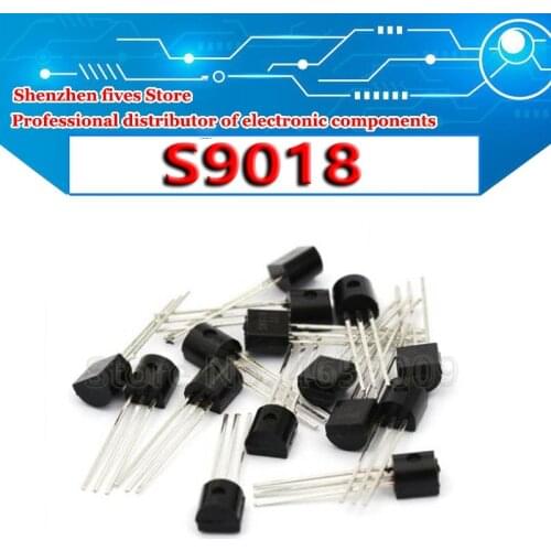 100PCS/Lot Original New S9018 9018 Triode Transistor TO-92