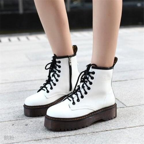 2020 Fashion Warm Plush Snow Boots Women Pu Leather Shoes for Winter Woman Casual Jason Martins Botas Mujer Female Ankle Boots