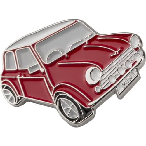 5PCS Red Car & Black Car Metal Lapel Pins Brooch Jewelry Rozet in Badges Kawaii Pins Set Jewelry Brooches Gift