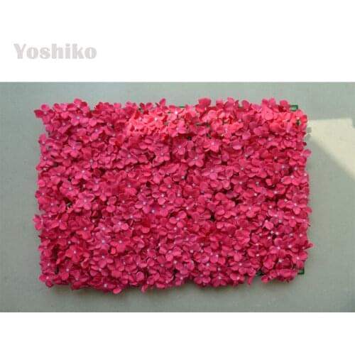 60X40CM Artificial Silk Rose Flower Wall Wedding Christmas Decoration Decorative Silk Hydrangea Wedding Decoration Backdrop