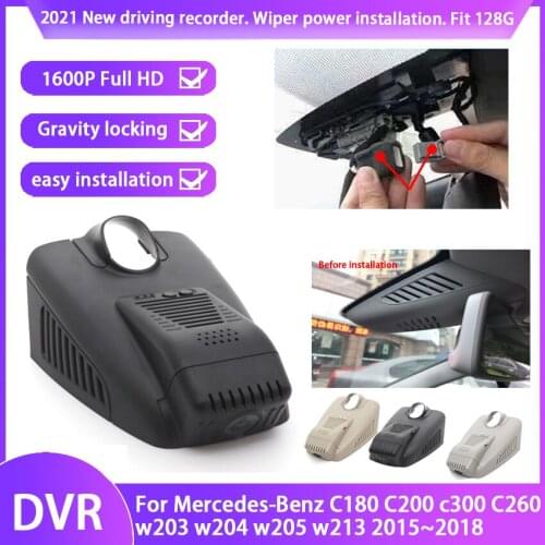 Plug and play Car DVR Video Recorder Dash Cam Camera Full HD For Mercedes-Benz C180 C200 c300 C260 w203 w204 w205 w213 2015~2018