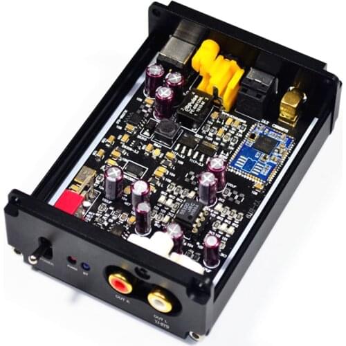 Bluetooth 5.0 CSR8675+ES9038 APTX HD PCM 32bit 192kHz Audio decoding Audio Received Convert fiber coaxial digital signal output