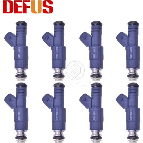 DEFUS 8x 0280155712 Fuel Injector Nozzle Bico For Saab Cadillac Catera Saab 900 9000 9-5 3.0l 2.5l 95-01 0 280 155 712 Injection