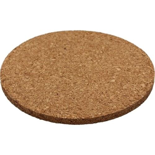 Hot 6pcs Plain Round Cork Coasters Coffee Drink Tea Cup Mat Placemats Wine Table mats