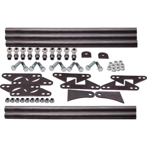 Left Right Weld On Parallel 4 Link Suspension Kit Hot Rod Rat Truck 5 Bars Rear