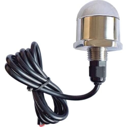 Marine Yacht Boat 12V 304 Stainless Steel Round Blue LED Underwater Light Lamp & Drain Plug boat accessories