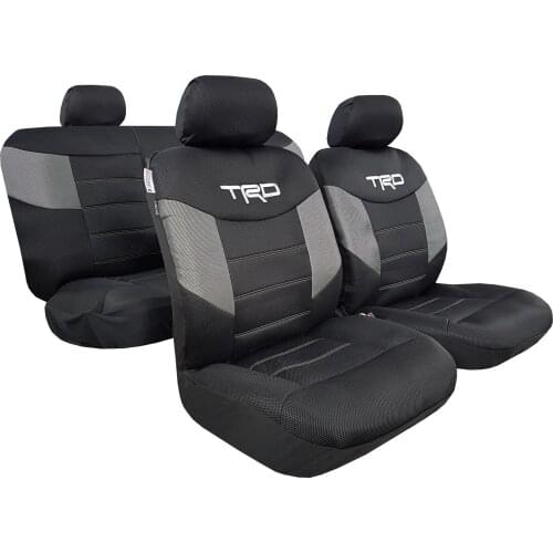 For Tacoma Full Set Canvas Seat Covers 1998-2021, Breathable Mesh for Car Truck SUV