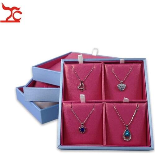 Factory Sale 6Styles Beauty Color Jewelry Display Tray Fashion Earring Ring Storage Case Pendant Display Accessorie Bijoux Box