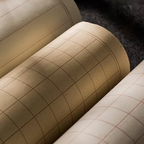 Beginner Small Regular Script Daily Practice Xuan Paper Thicken 100m Half Ripe Xuan Paper Chinese Calligraphy Paper with Grids