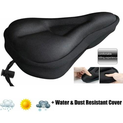 Bicycle Seat Breathable Bicycle Saddle Seat Soft Thickened Mountain Bike Bicycle Seat Cushion Cycling Pad Cushion Cover