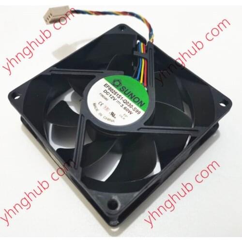 SUNON EF80251S1-Q030-S99 Server Cooling Fan DC 12V 3.60W 80x80x25mm 4-wire