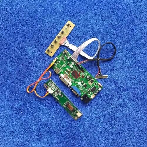 DVI VGA HDMI-compatible LVDS 30 Pin Controller Board LCD display Fit LQ150U1LH22/LQ150U1LW13/LQ150U1LW22 DIY Kit 1CCFL 1600*1200
