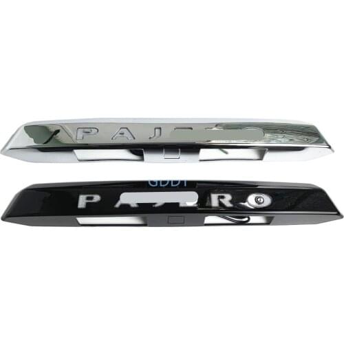 2007-2014 old Tire Cover for Shogun brake Lamp for Pajero V97 Spare Tire up Cover for Montero V93 V95 V87 black or chrome