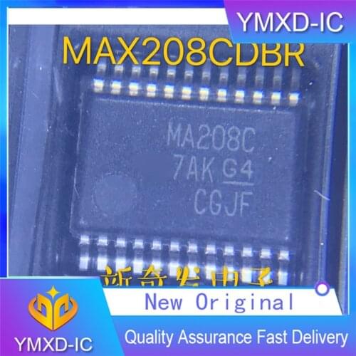 10Pcs/Lot New Original Max208cdbr Chip IC Patch 24ssop Interface RS232 Transceiver Integrated Circuit