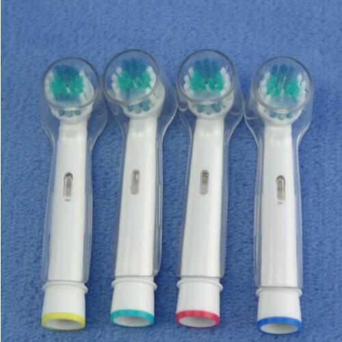 1013 4pcs/lot electric smooth brush with protective cover for Oral B electric toothbrush head