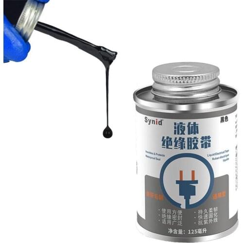 30/125ML Silicone Rubber Sealing Glue New Insulating Electronic Sealant Fixed High Temperature Resistant Waterproof Tape Glue