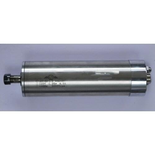 1.5HP 1.2kw ER11 36000rpm Precision High Speed spindle motor water cooling 220VAC 4.5A 600HZ 62mm 4 bearings CNC Router