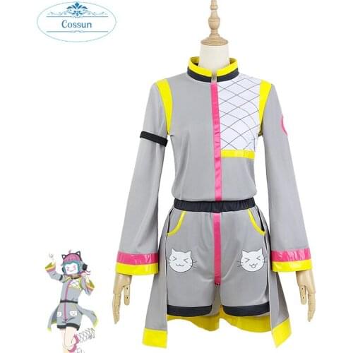 Anime Love Live! Nijigasaki High School Idol Club Tennouji Rina Cosplay Costumes Women Top Pants Halloween Uniforms Custom Made