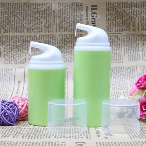 50/80ml airless pump lotion cream container for cosmetics,luxury skin care essential plastic bottles with airless pump F098