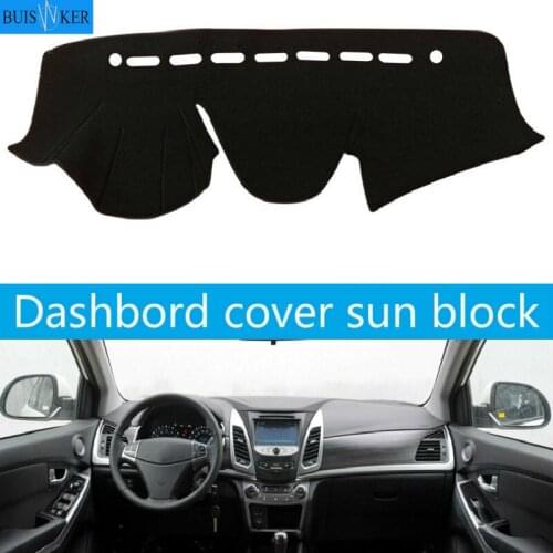 Car Dashboard Cover Dashmat For Ssangyong Korando 2014 2015 Automobile Dash Mat Sun Shade Pad Carpet Dash Board Cover