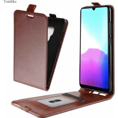 Business Style Pu leather phone case for Huawei Mate 20 Magnetic button flip Cover Card Slots Protective Phone Bag Case