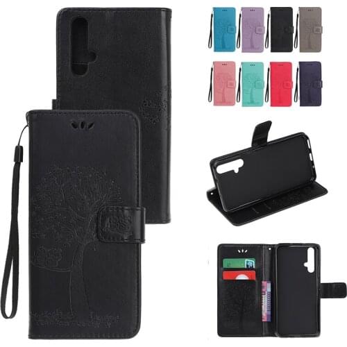 Fashion Wallet Card Slot Flip Case For Huawei Honor Play 20 10X 10 9X 9 8A 8X 7A 7C 7X 6A Pro Lite Solid Color Shockproof Cases