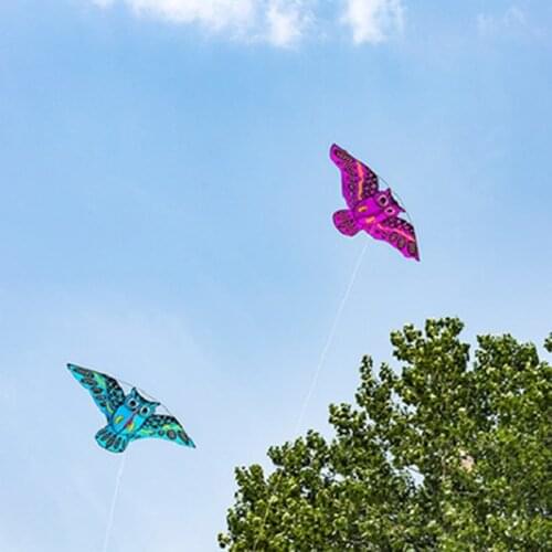 New Cartoon Owl Flying Kites For Children Adult Outdoor Fun Sports Toy