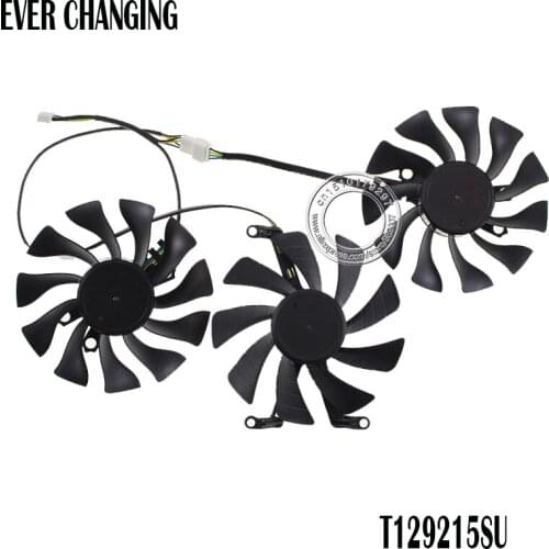 Brand new original for ZOTAC GTX980TI-6GD5 Extreme OC gtx980ti Extreme oc graphics card fan Game graphics fan T129215SU DC12V