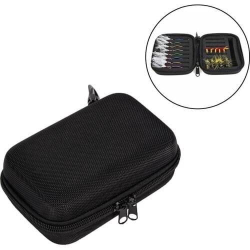 Portabale Eva Fishing Bait Box Double Layers Sponge Fish Boxes Waterproof Box Lure Accessories Fishing Hook Fishing Tackle P2S2