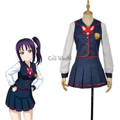 LoveLive!Sunshine!! Saint Snow Kazuno Sarah School Uniform Sailor Suit Tops Skirt Outfit Anime Customize Cosplay Costumes