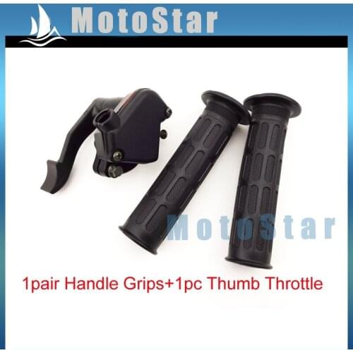 7/8'' Thumb Throttle Housing Accelerator Handle Grips Assembly For 125cc 150cc 200cc 250cc Chinese ATV Quad