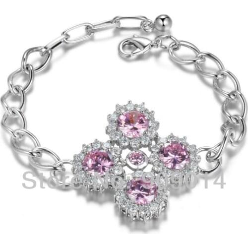 SHANGCHOW Pink Bracelets