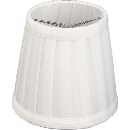 Vintage Fabric Lamp Shade Table Desk Bed Lamp Cover Holder Chandelier White Dropshipping