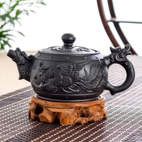 Yixing Large Capacity Purple Sand Pot Hand Made Large Chinese Clay Teapot Tea Cup Household Ceramic Kettle