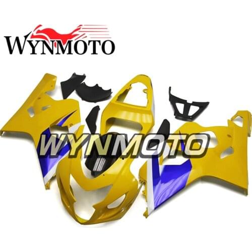 Yellow Black Blue Full Bodywork For Suzuki GSXR600 GSXR750 04 05 2004 2005 K4 Injection ABS Fairings
