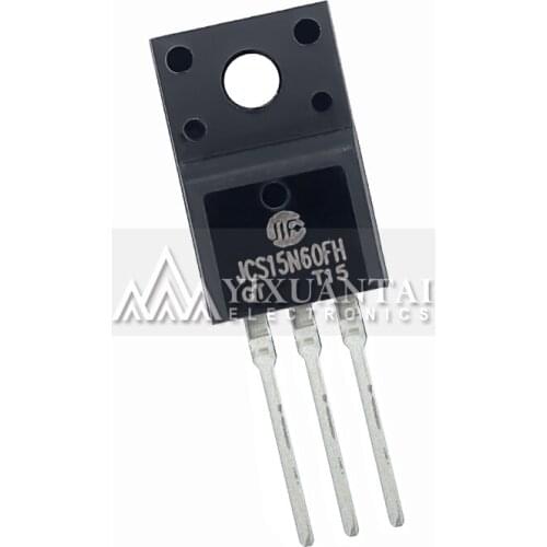 10pcs/lot 100% NEW origina JCS15N60FH JCS15N60F 15N60 15A 600V JCS15N60 TO220F Triode Transistor TO-220F