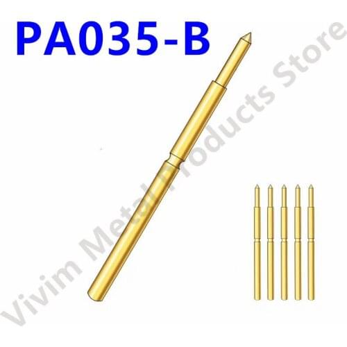 Spring Test Probe Convenient And Durable Metal Probe 100 / PCS Detection Needle Cover Length 15mm Needle Seat Spring PA035-B