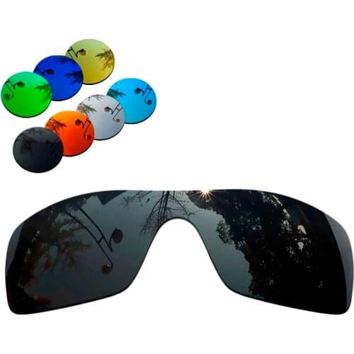 100% Precisely Cut Polarized Replacement Lenses for Batwolf Sunglasses Solid Black Color- Choices