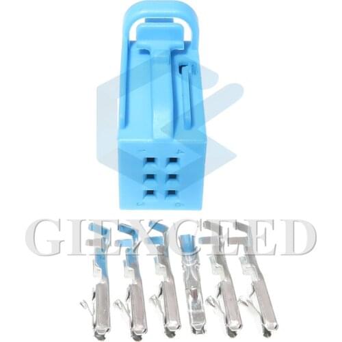 2 Sets 6 Pin 1-1534121-5 Automotive Car Tire Pressure Plug Wire Socket For VW