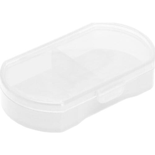 2 Grids Pill Medicine Box Storage Dispenser Organizer Holder Container Case