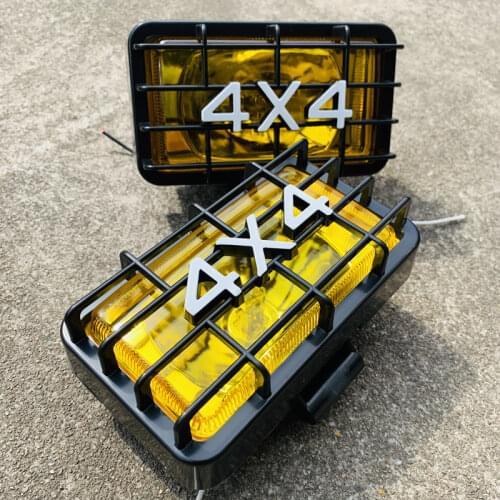 2Pcs 12V 55W Offroad Fog Light Lamp Halogen H3 Bulb 4x4 Spotlights 4WD Work Lights Day Driving Head Lights For Car Off Road SUV