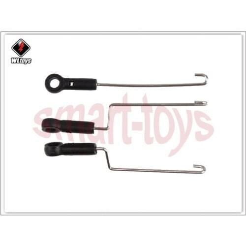 4Set Hisky HCP100 / Wltoys V922-08 Pull Rod for RC Helicopter Spare Parts