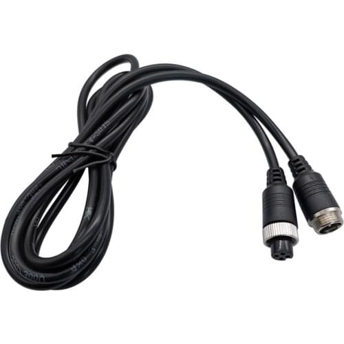 4 Pin GX12/M12 Aviation-head cable Butt joint extension cable plug male to female for car camera monitor