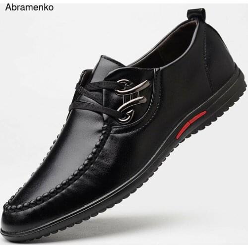 Abramenko Men's Patent Leather Shoes